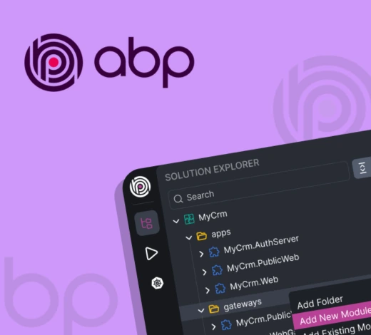 ABP.IO framework application development at Vineforce