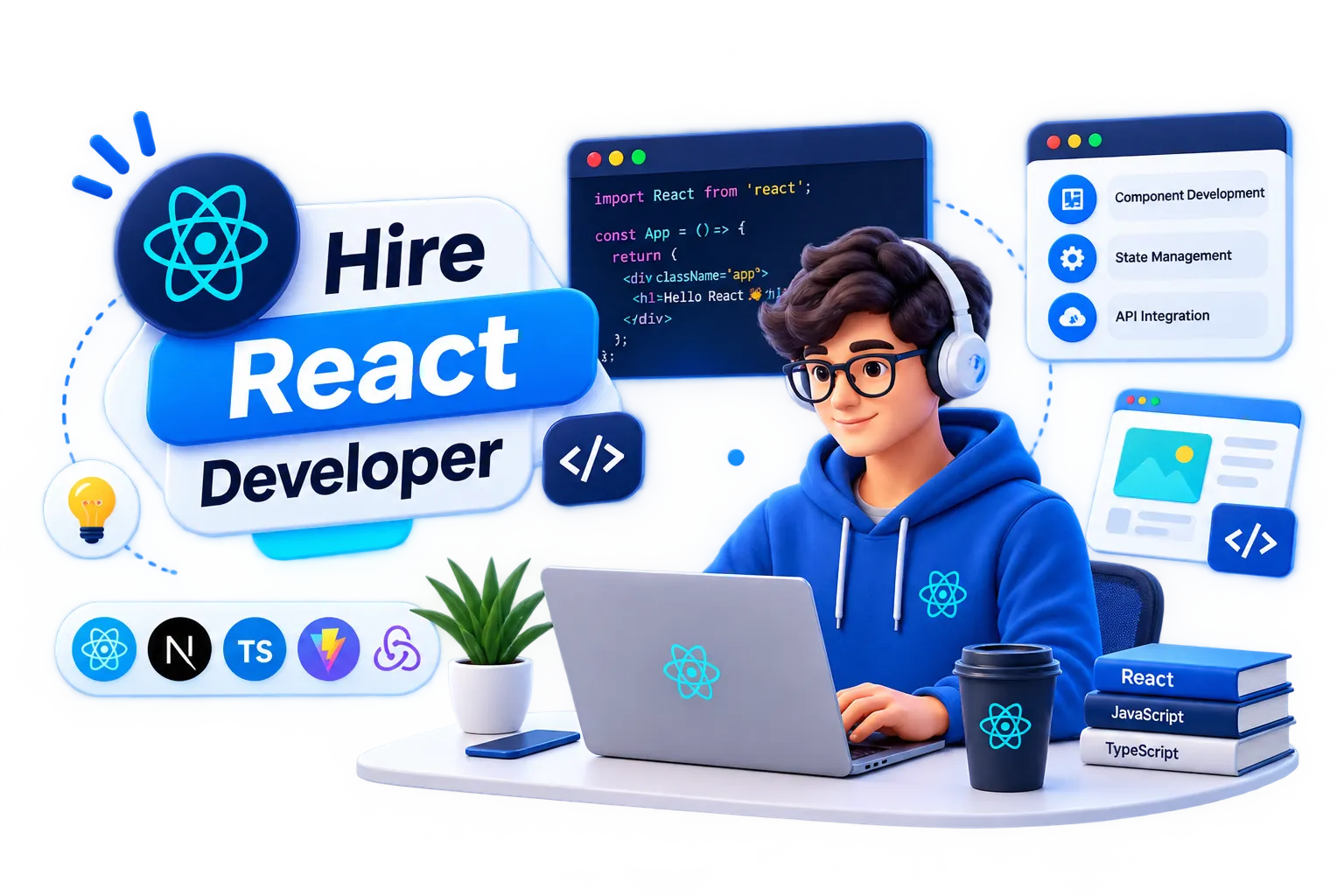 Hire React Developer — Vineforce