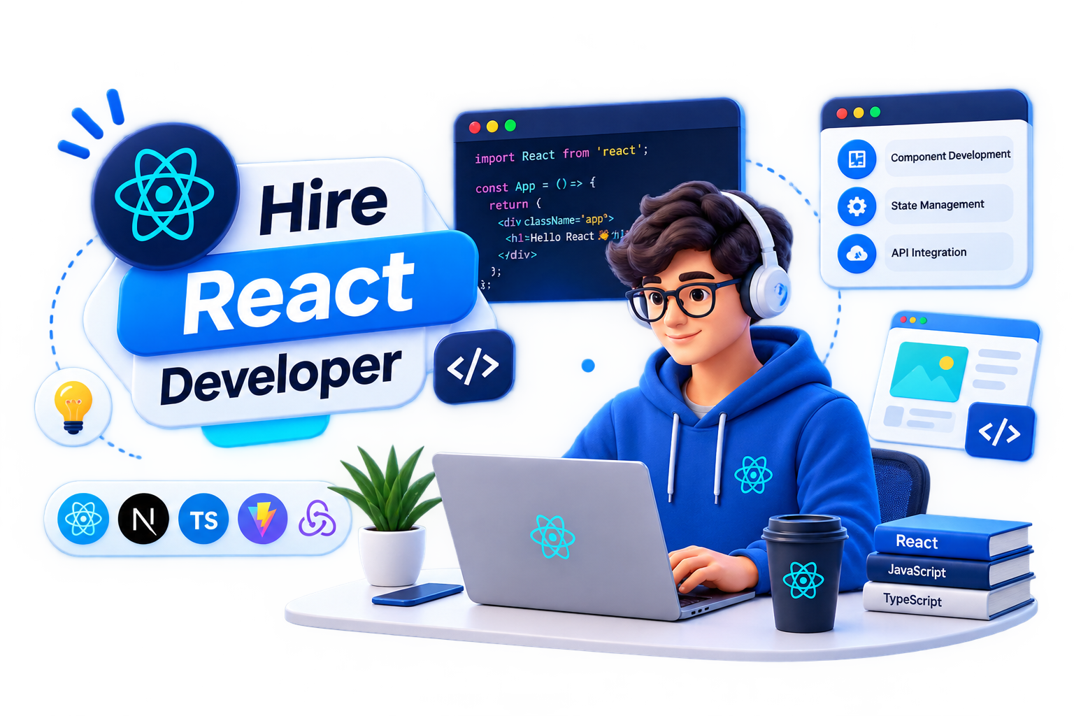 Hire React Developer — Vineforce