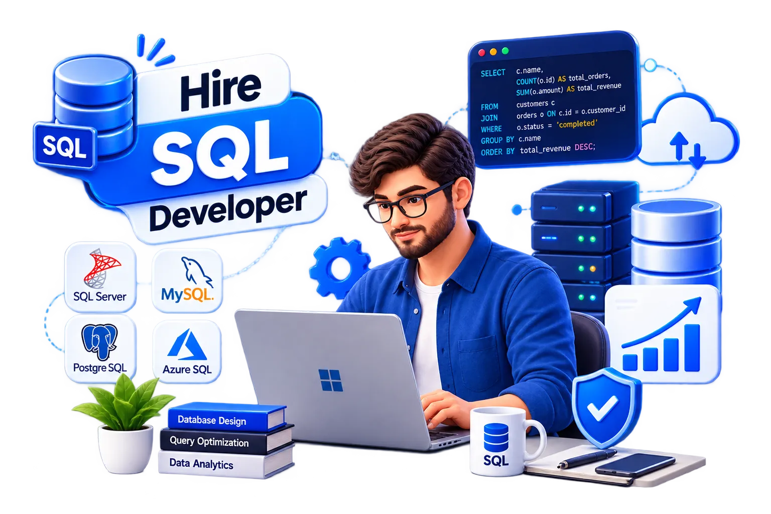 Hire SQL Server Expert — Vineforce