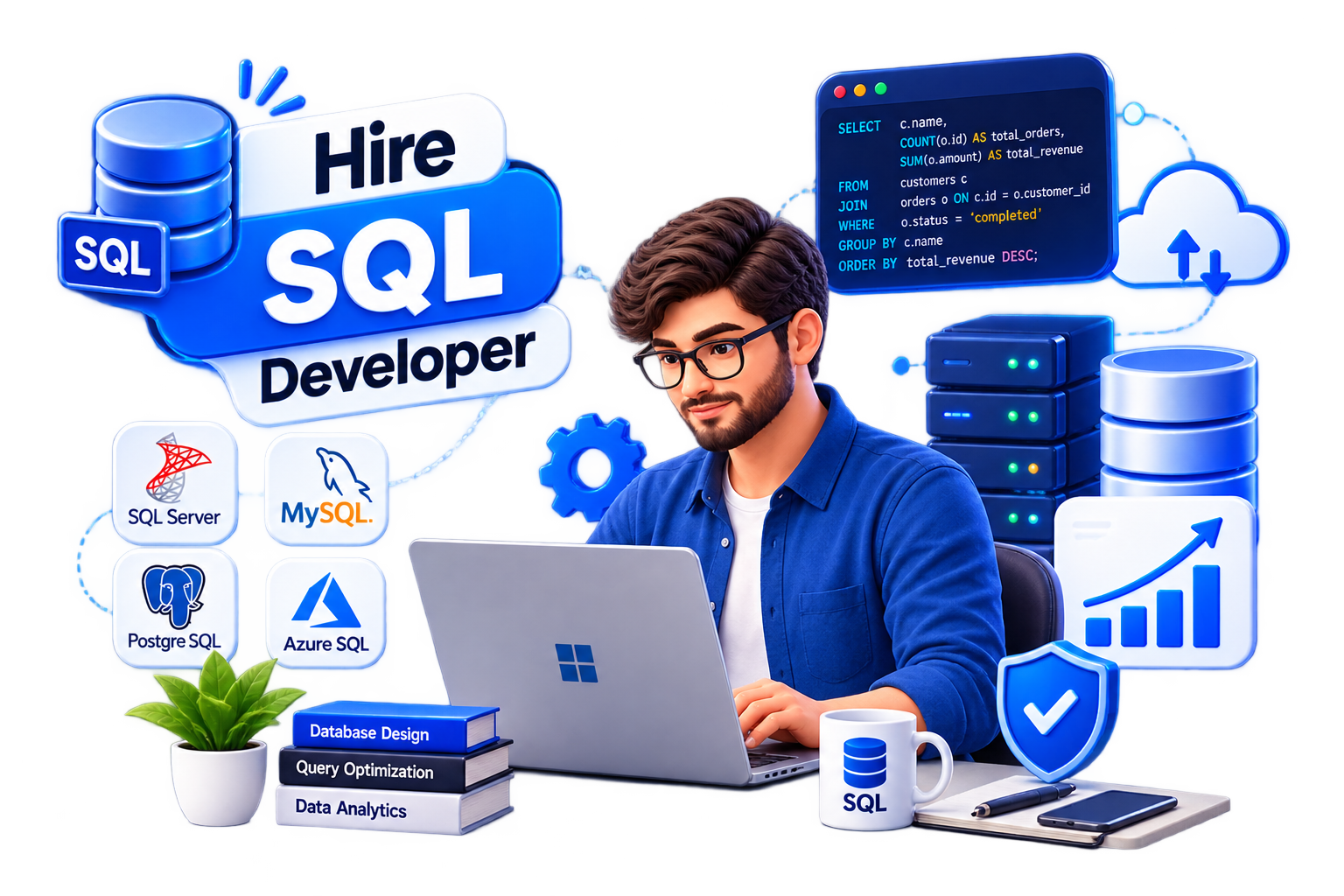Hire SQL Server Expert — Vineforce