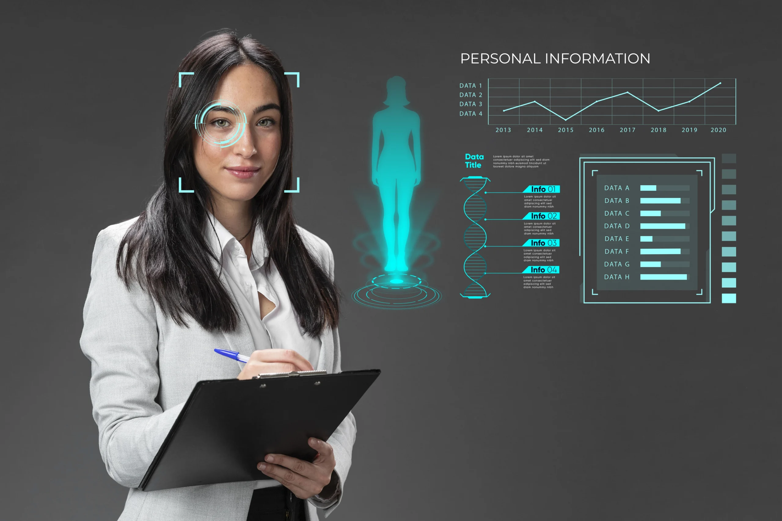 face-recognition-personal-identification-collage - Vineforce