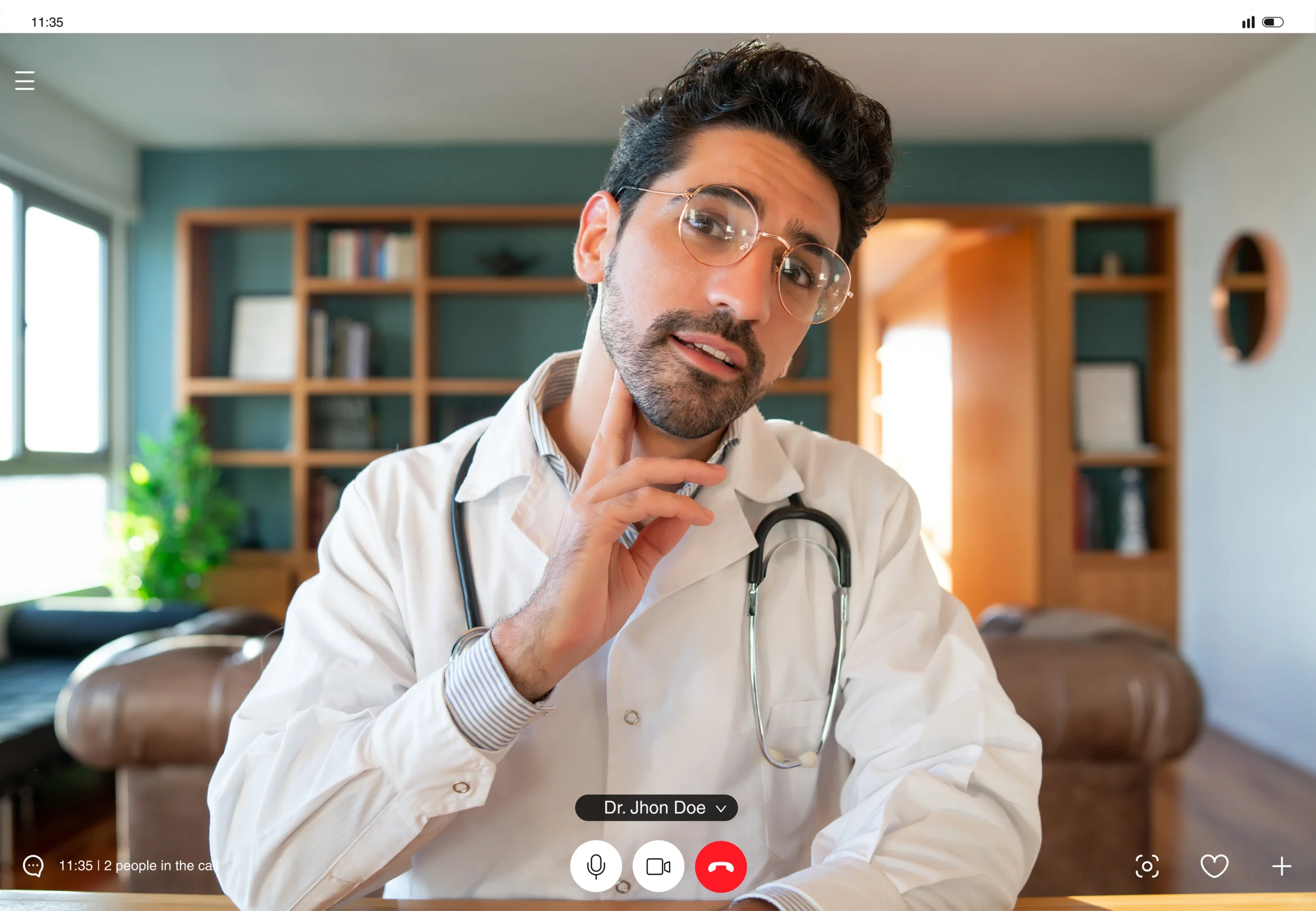 portrait-doctor-video-call-virtual-appointment - Vineforce