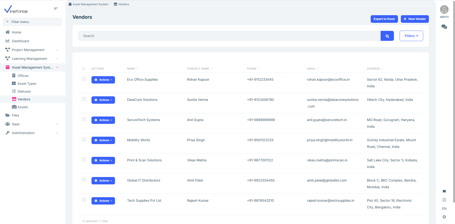 Asset management vendor image